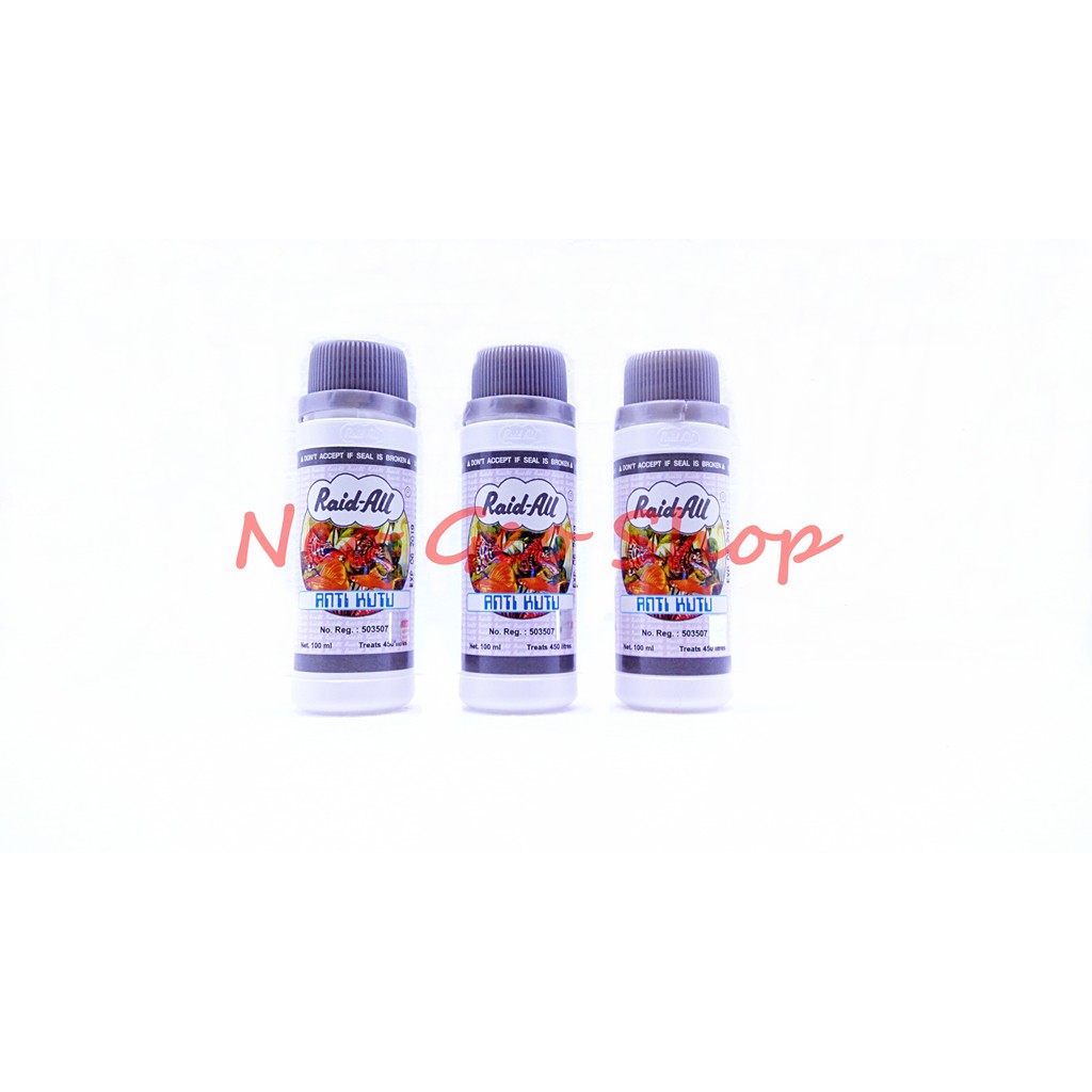 obat anti kutu ikan raid all aquarium aquascape