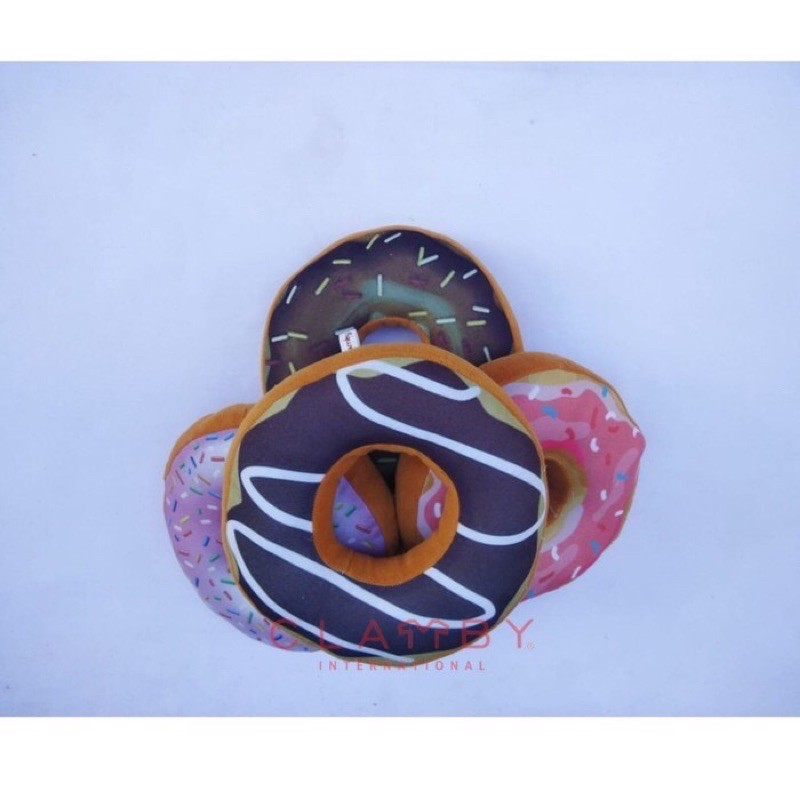 Bantal Donat Alas Duduk 30cm | Bantal Print Donat Bulat