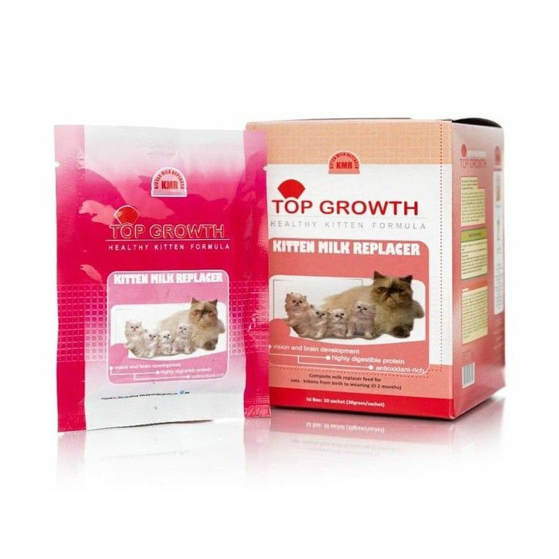 Susu Kucing Top Growth Sachet 30gr Kitten Baby Cat Milk