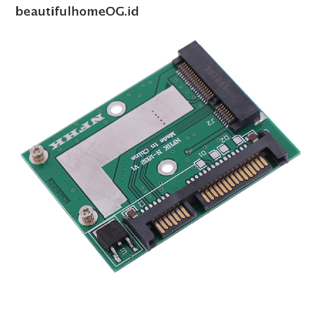 Papan Modul adapter converter card mini pcie ssd to 2.5 '' SATA 6.0gps