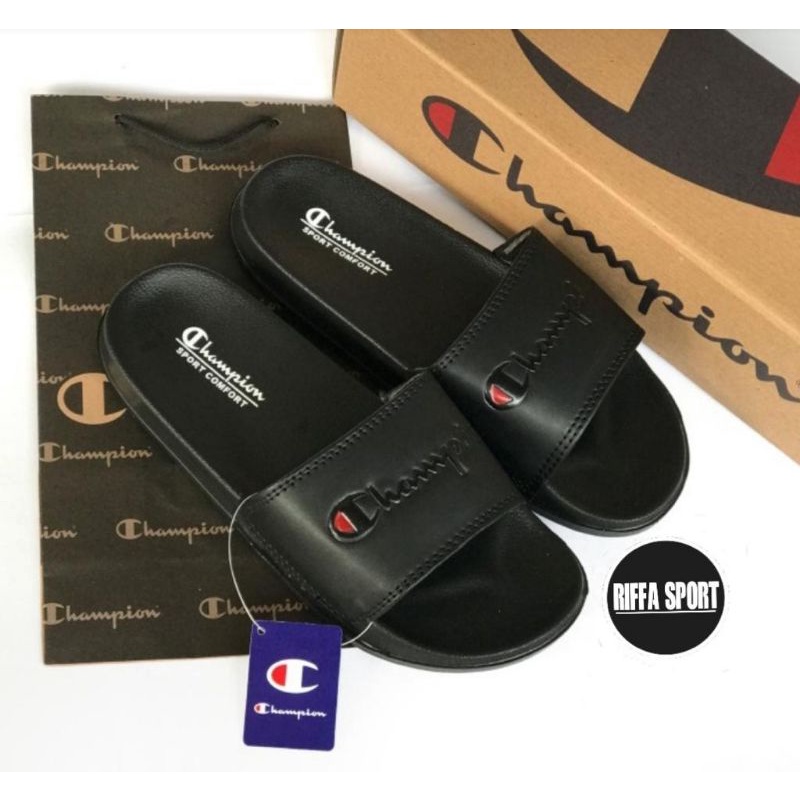 Sandal slide champion | pria wanita | sandal santai premium berkualitas