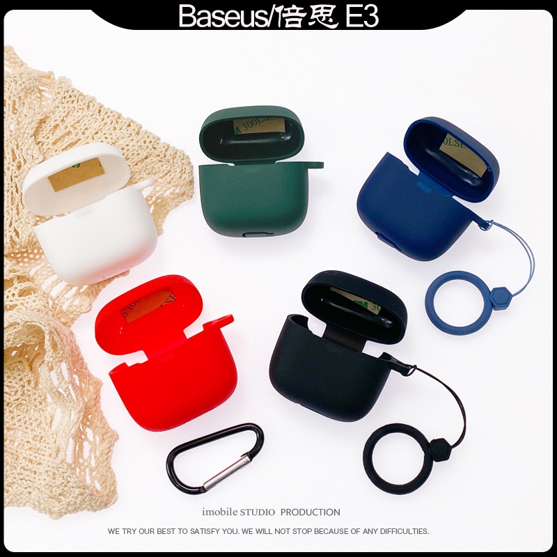Baseus e3 e3 case Pelindung earphone wireless bluetooth anti Jatuh