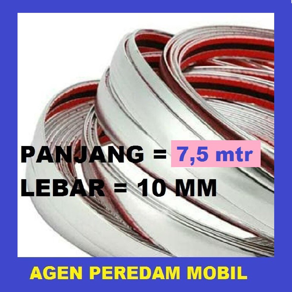 Harga Termurah List Chrome Mobil Panjang 7,5 Mtr