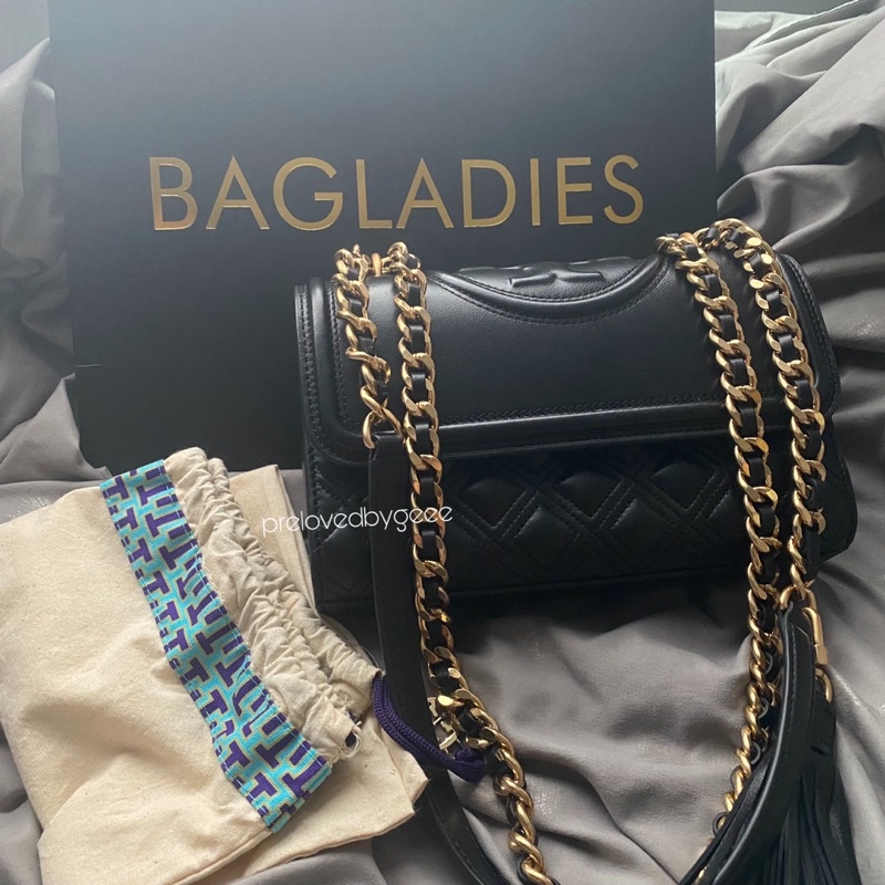 preloved tory burch fleming small