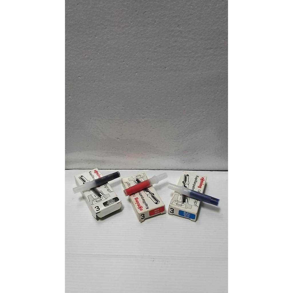 

Murah Tinta Rotring Rapidograph Model Capillary Cartridge - Hitam Trendi