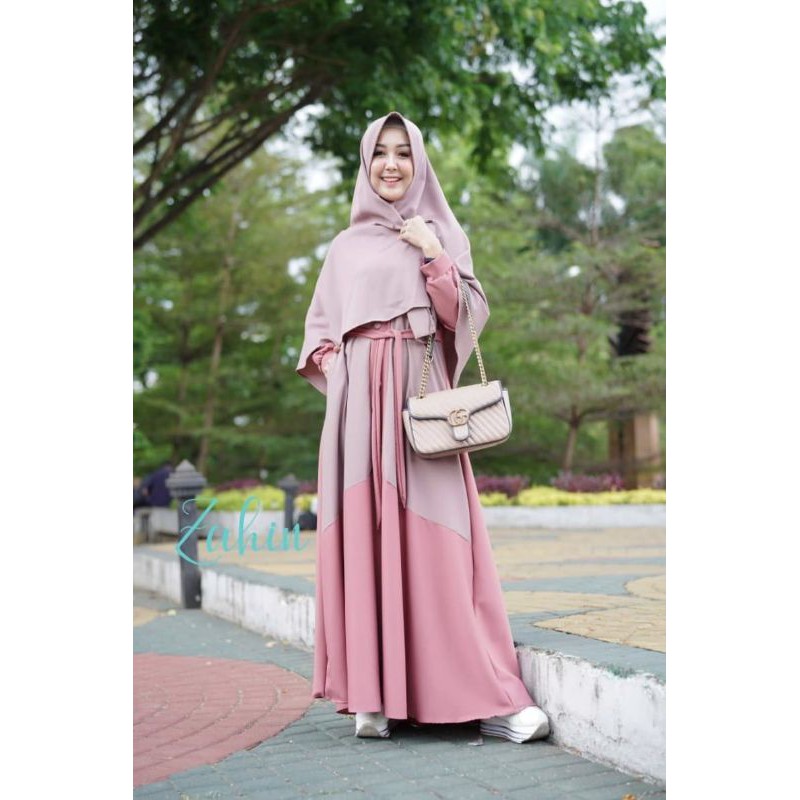 Set Kayla syar'i by zahin/GamisSetZahinTerbaru/Gamis itycrepe set syari kayla ori zahin(LABEL ZAHIN)