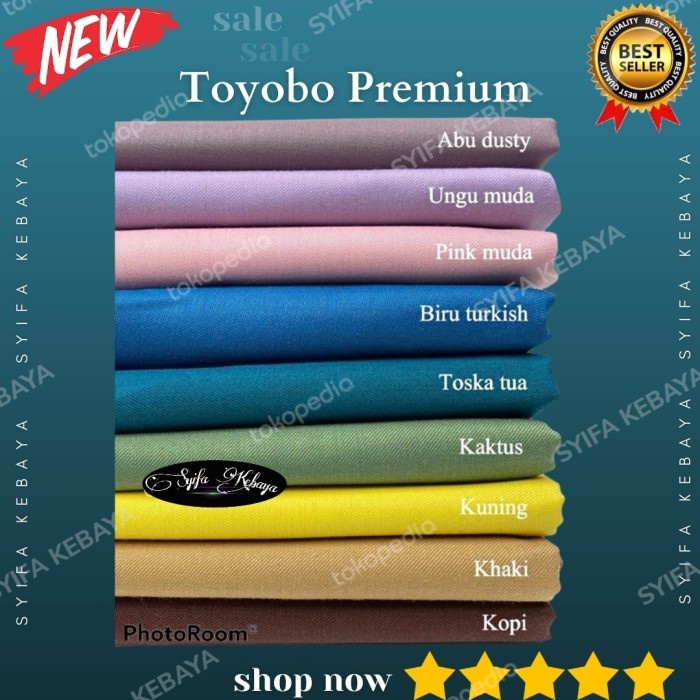 Cloth Kain Toyobo Premium Katun Toyobo Premium Bahan Toyobo