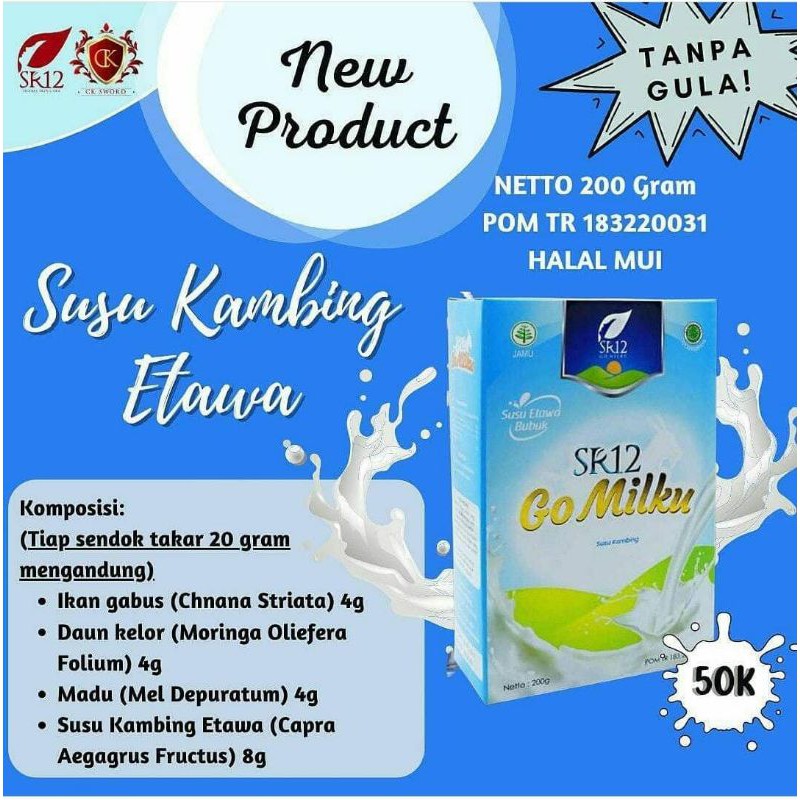 

SUSU KAMBING ETAWA ASLI HALAL | GOMILKU AMAN BPOM | MENAIKKAN BERAT BADAN