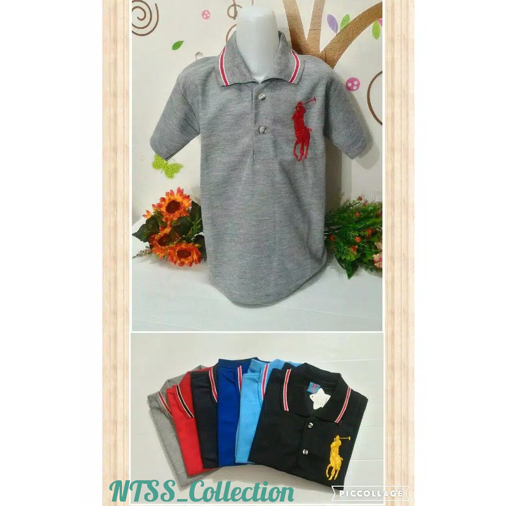 KAOS KERAH ANAK/KAOS POLOANAK/BAJU KERAH ANAK COWOK