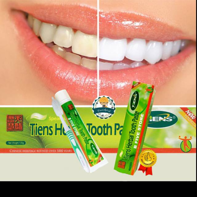 Tiens Herbal Toothpaste Pasta Gigi Multi Manfaat Gigi Shopee Indonesia