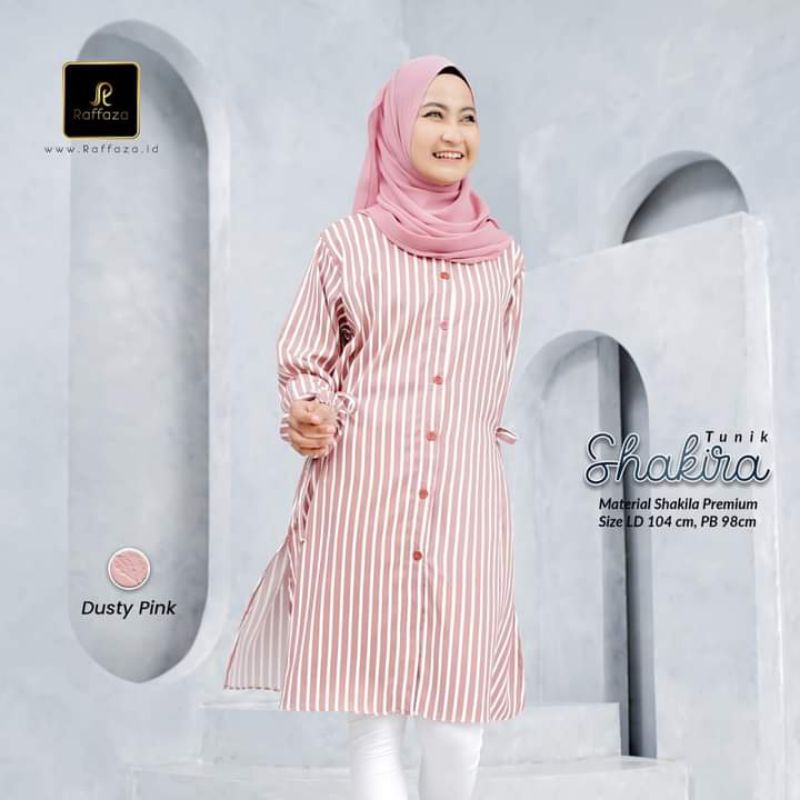 shakira tunic by raffaza ready stock