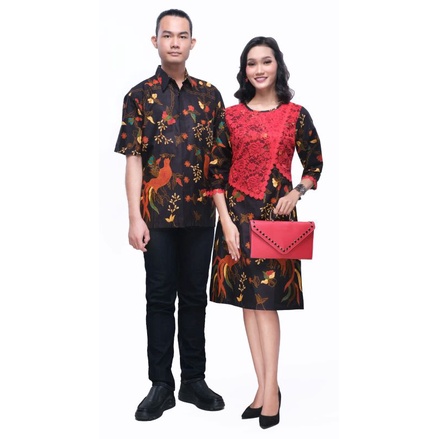 BATIK COUPLE KELUARGA SARIMBIT PASANGAN MUDA AYAH IBU ANAK  PREMIUM FAMILY JUMBO MODERN MURAH KEKINIAN TERBARU TUNIK DRESS Dres Jovita CAMISOLA CLOTHING