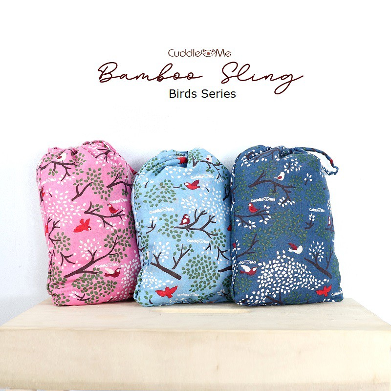 [FREE BONUS] Cuddle Me Bamboo Ring Sling Bambo Gendongan Bayi Modern CuddleMe Ringsling Kain Samping Jarik