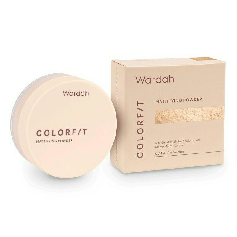 WARDAH Colorfit Mattifying Powder 15gr (Bedak Tabur)