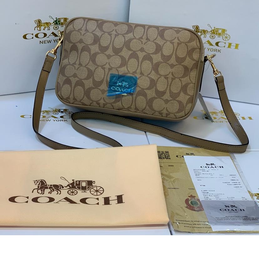 [FREE BOX] TAS CO@CH JESS CROSSBODY in Signature