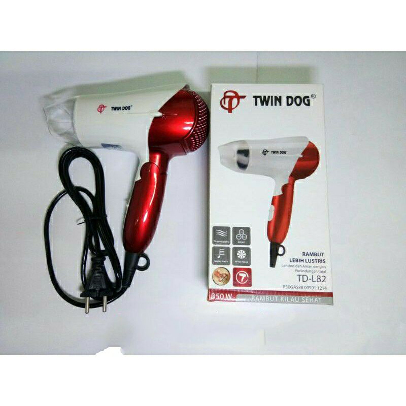 Twindog , Yamakawa ,  2235  , TD ,  L82  , Twin Dog, Hairdryer , Hair Dryer Pering rambut