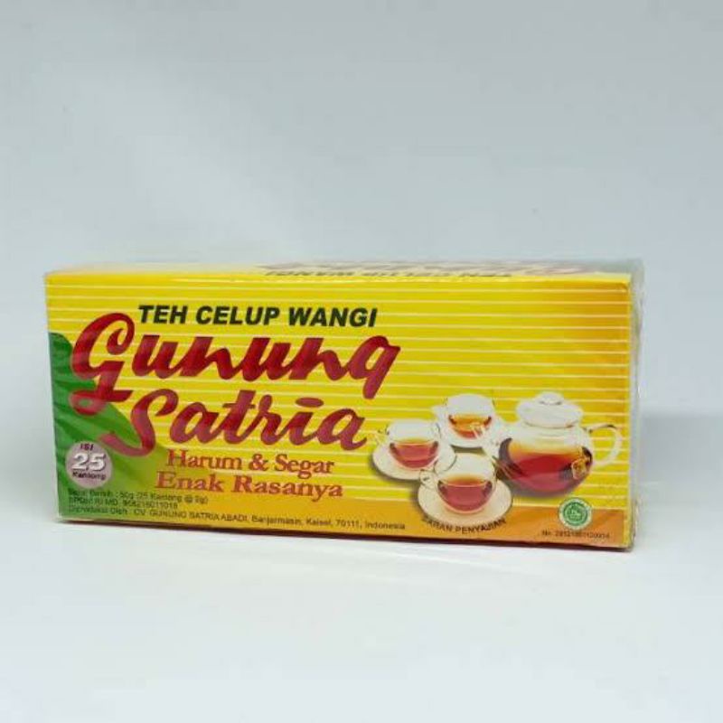 

TEH GUNUNG SATRIA KOTAK 25PCS