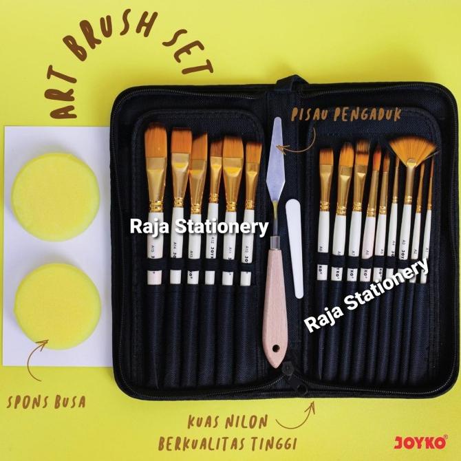 

BISA COD Joyko Brush FULL Set Scalpel Sponge / Set Kuas Lukis Lengkap BRS-12/CAT AKRILIK SET/CAT AKRILIK SET 24 WARNA/CAT AKRILIK PASTEL/CAT AIR/CAT AIR LUKIS SET/CAT AIR GIOTTO/KUAS LUKIS 1 SET/KUAS LUKIS KECIL/KUAS LUKIS LENGKAP/KANVAS LUKIS/KANVAS