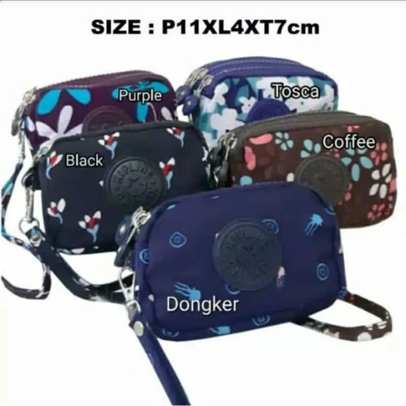 dompet kipling dompet koin dompet kartu 3 resleting