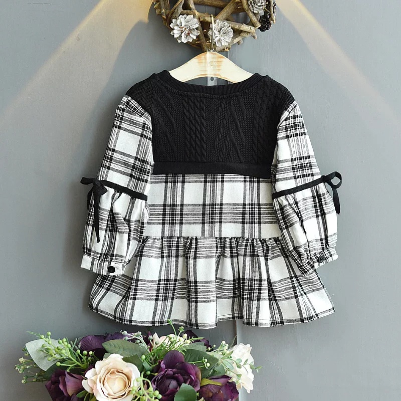 BEFAST - ZTL OOTD Dress Anak Perempuan SANA / Dress anak kerlita kotak / Dress Anak-Anak Perempuan / Fashion Ala Style Korean Anak Perempuan / Dress Mini Lucu / Pakaian Anak Casual / Dress Anak Lengan Panjang / Trendy / Terbaru 2022