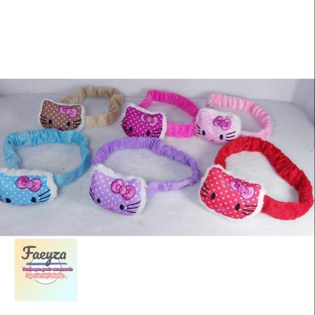 Bandana bando bintik HK isi 6 PCS. grosir