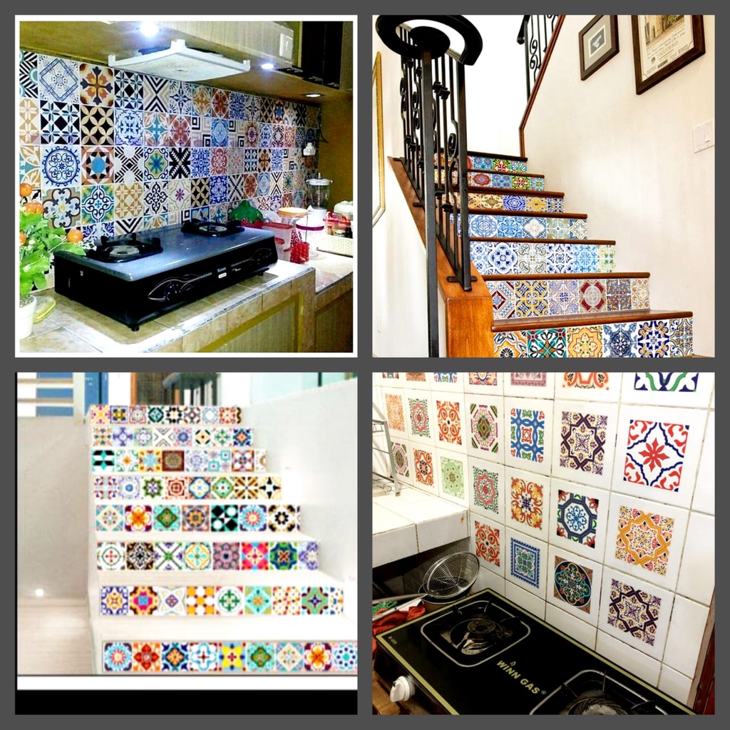 WALLSTICKER WALL STICKER SETIKER STIKER KERAMIK WALLSTIKER LANTAI MEJA WALLPAPER  TF DAPUR ANAK TANGGA DINDING TEMPELAN KAMAR MANDI WALPAPER WELPEPER PINTU KACA DEKORASI KRAMIK DINDING DAPUR TEGEL DECOR SET DECOR TEMBOK KOMPOR LEMARI KITCHEN