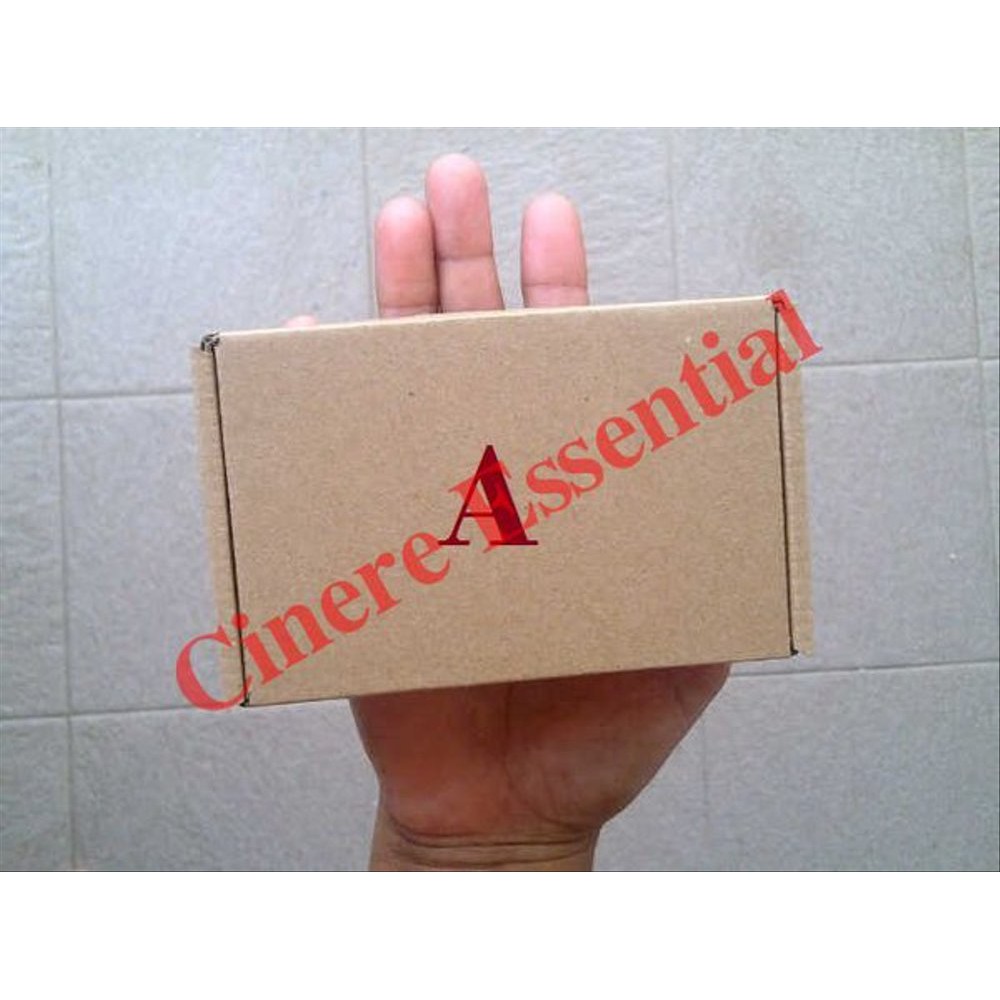 

25pcs Kotak Kardus/Dus Box/Kardus Kemasan ** Praktis, Kokoh & Rapi ** Ukuran (A) Sekitar13x8x3.5cm