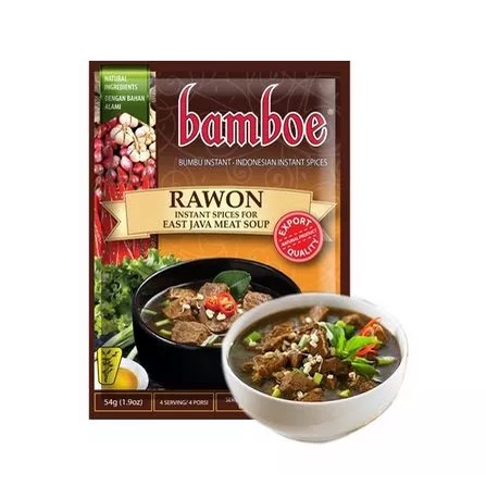 

Bumbu Instant Rawon 54 gram Bumbu instant halal