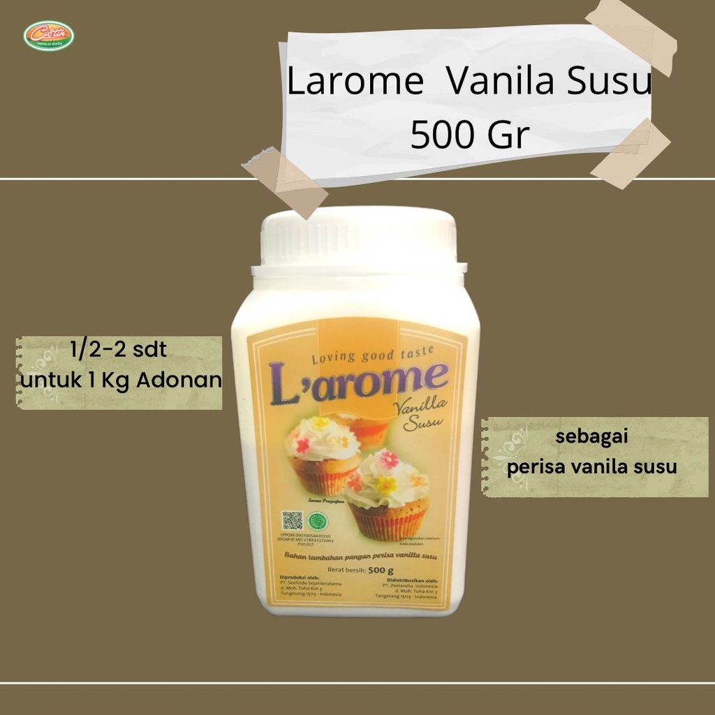 

Larome Vanila Susu 500gr