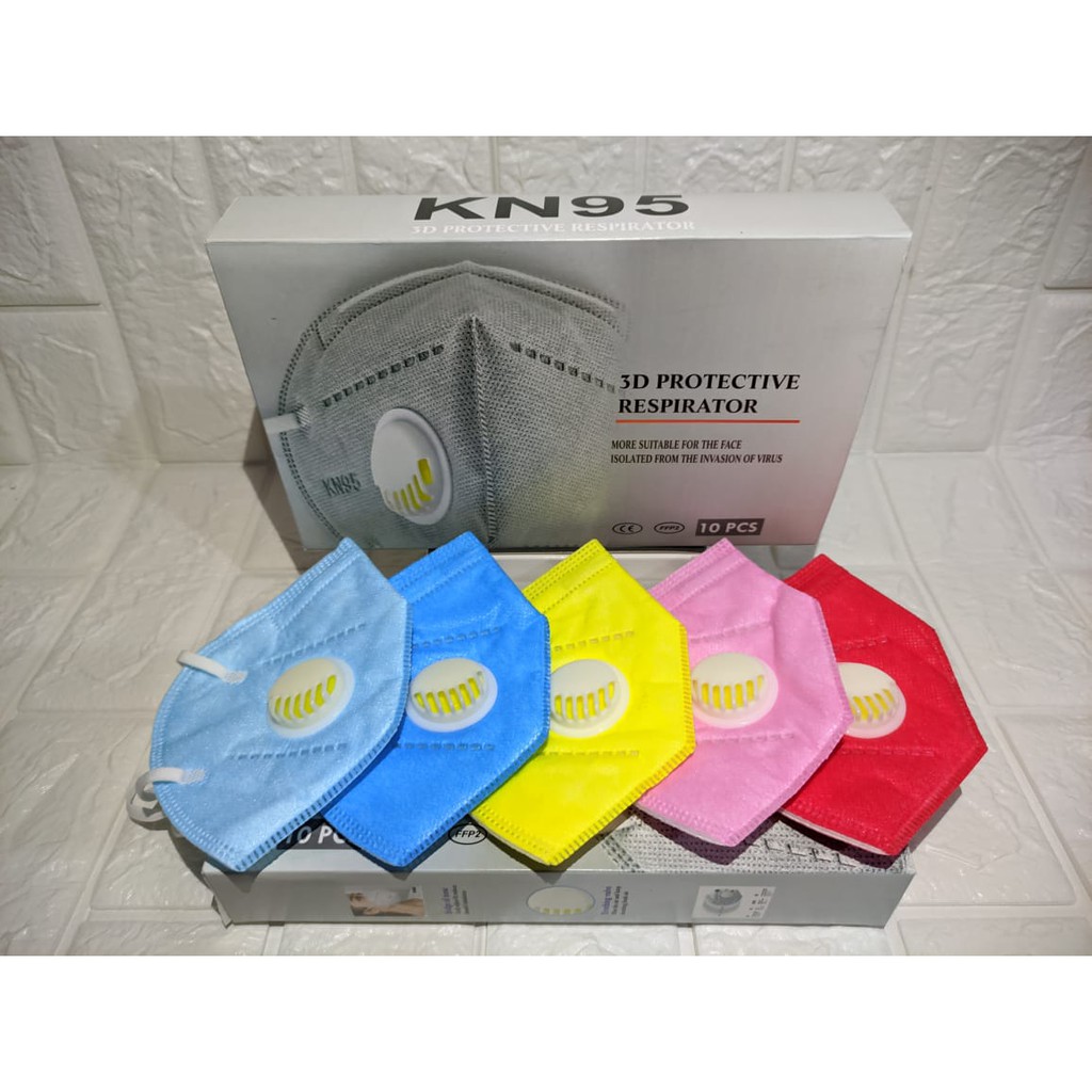 Masker KN95 Respirator Warna Warni 1 box isi 10 pcs