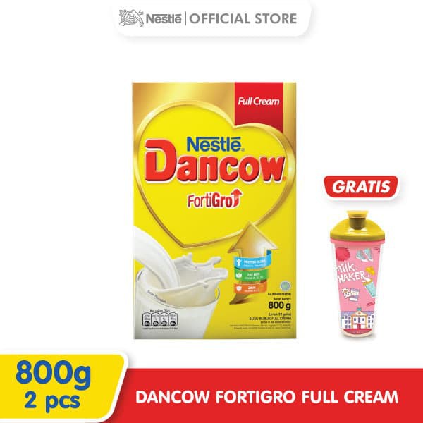 

PROMO DANCOW FORTIGRO SUSU BUBUK FULL CREAM POUCH 800G 2PCS GRATIS SHAKER TERMURAH