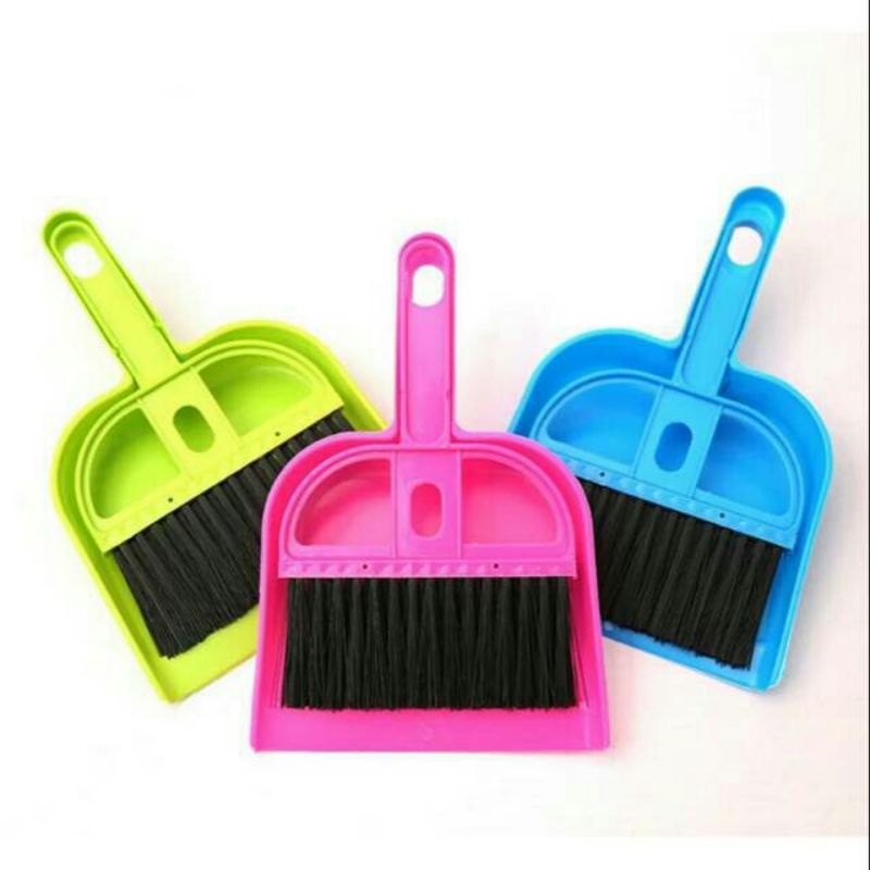 MJ88 Sapu Pengki Set / Sapu dan Pengki Mini Set / Mini Dustpan super Murah