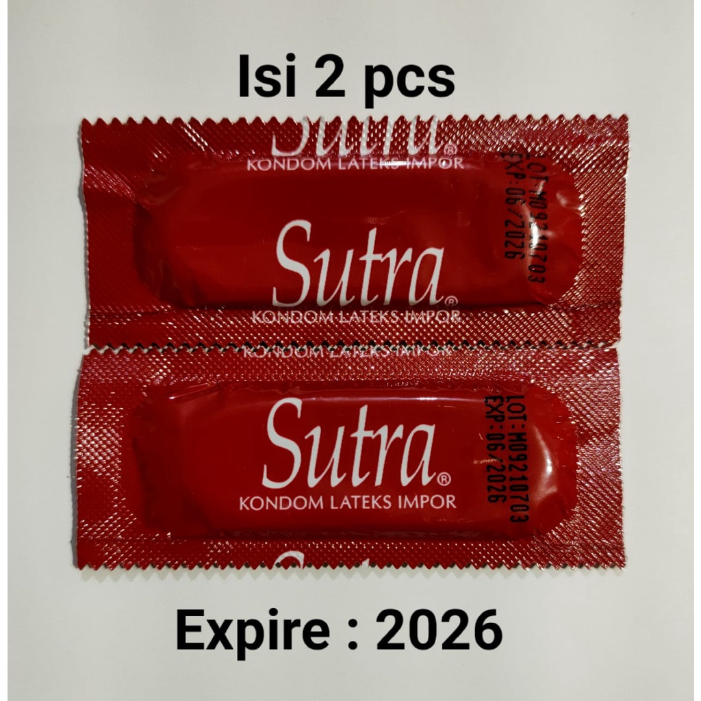 Kondom Sutra Merah / OK Hitam / Gerigi / TISSUE MAGIC ( PRIVASI AMAN ) KHUSUS MERAH 3+1