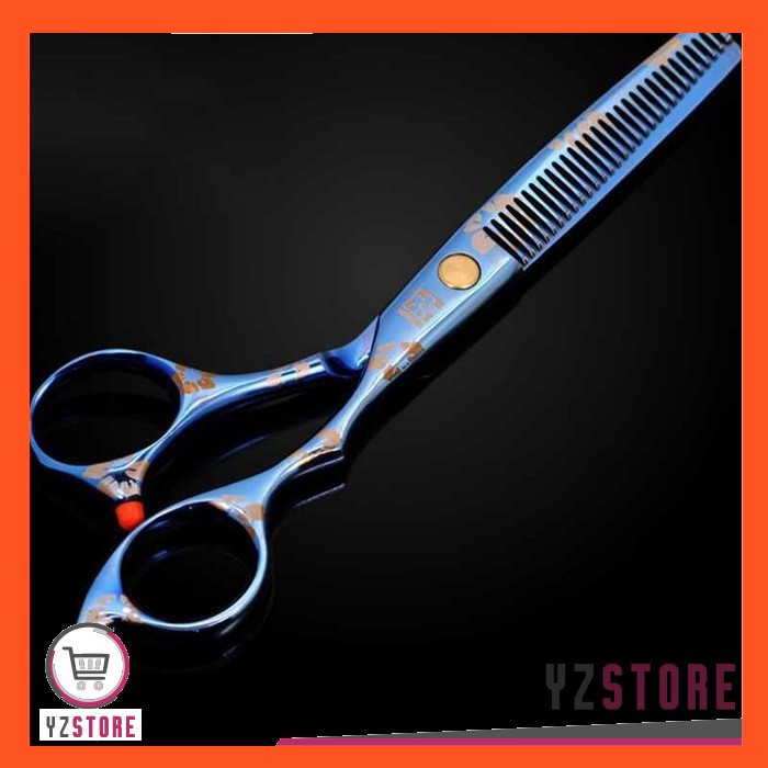 Gunting Sasak Salon Rambut Model Sakura 6 Inch YZ01