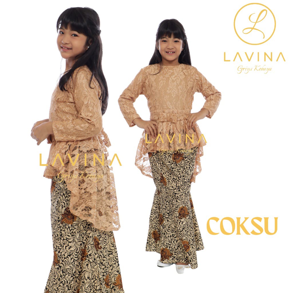 promo bisa cod Setelan Kebaya Anak Brukat Aurora navy Dan Rok Plisket/ / Kebaya Pesta / Fashion Wanita/ / Kebaya Modern / / Kebaya Brokat / / Kebaya Anak Brukat Aurora /