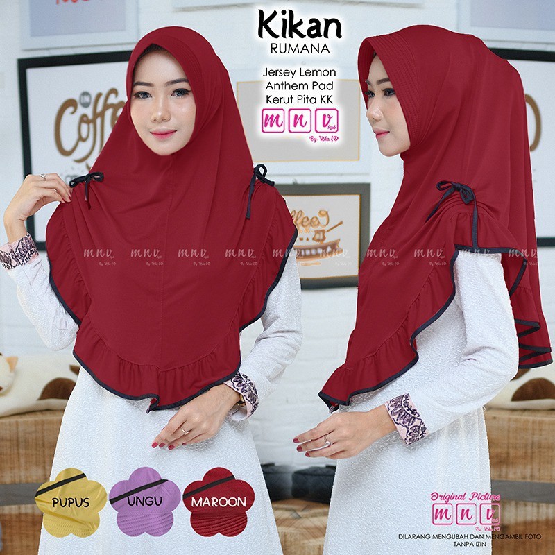 HIJAB INSTANT KIKAN ORI AHFILL / FARRAH ARJUNA HIJAB