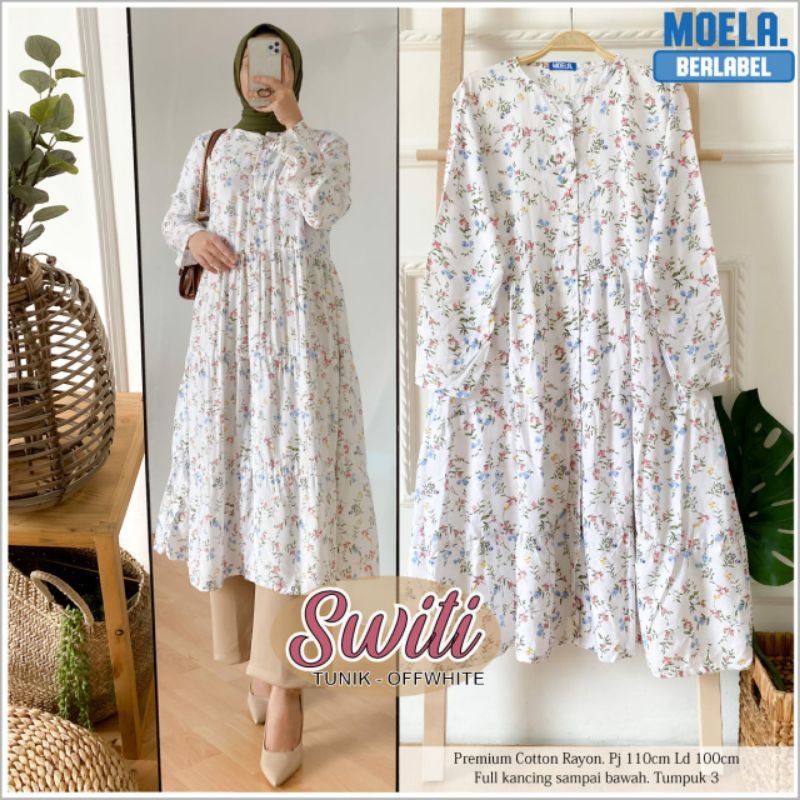 Switi Tunik Ori Berlabel MOELA