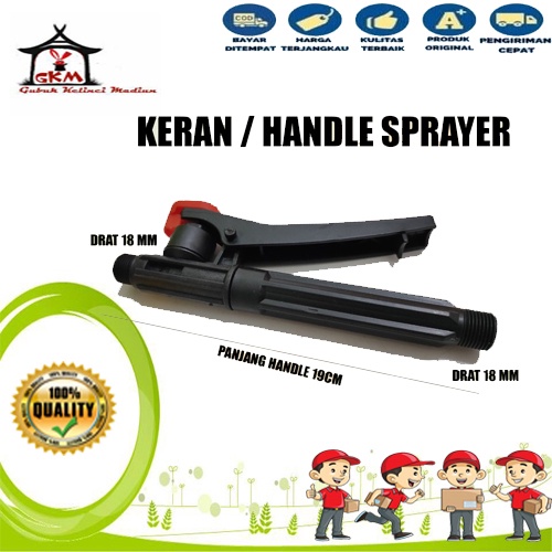 Handle Gagang Pencetan Sprayer Elektrik Knapsak Semprot Hama