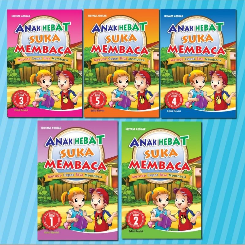 Buku Belajar Membaca Tanpa Mengeja Lengkap untuk Anak PAUD TK–Anak Hebat Suka Membaca (Non Paket)