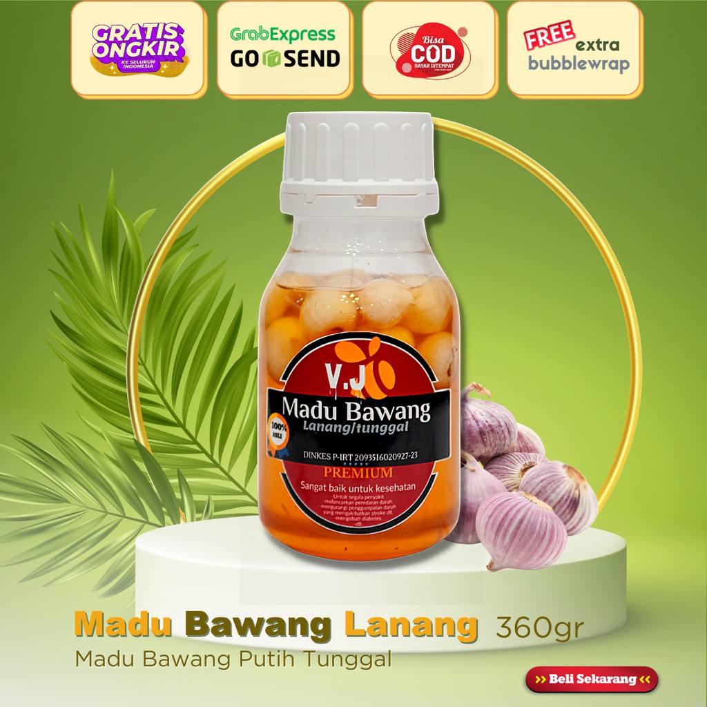 

MADU MURNI BAWANG LANANG PUTIH TUNGGAL - 360gr