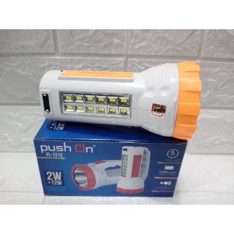 senter push on FL-1212/senter emergency/senter charger