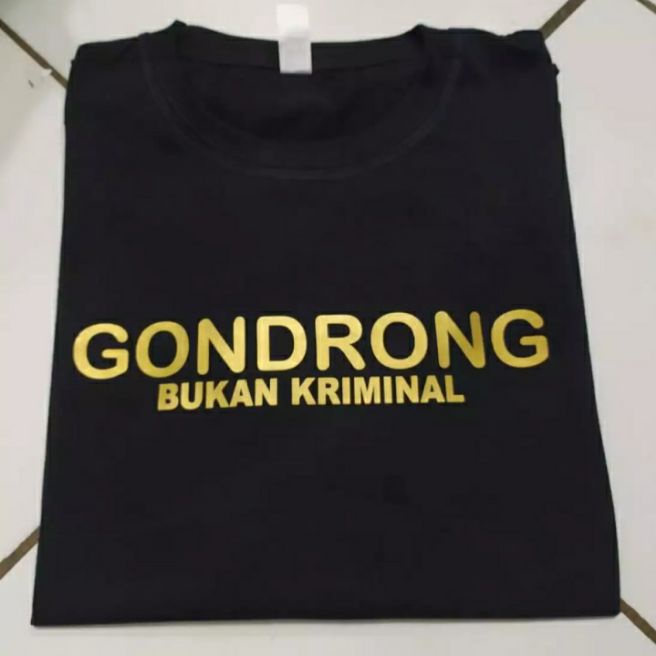 Baju Kaos Distro Tshirt GONDRONG Bukan Kriminal