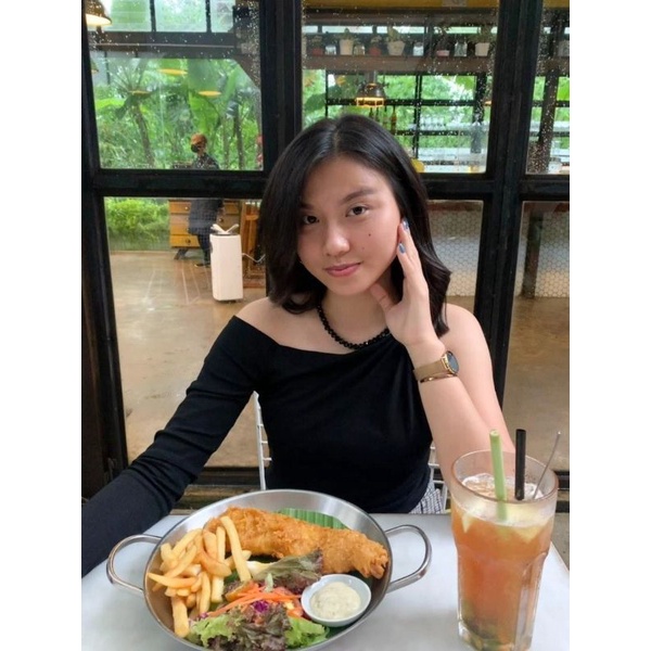 Cristella Crystal Choker Kalung Kristal Diamond Korean Necklace Gaya Korea Luxury Glamour