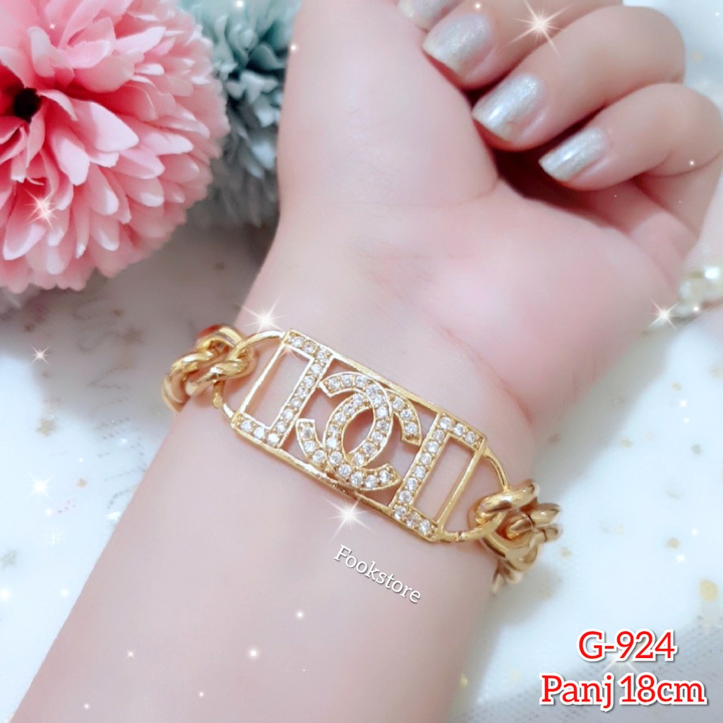 TERBARU Gelang Wanita 2 LAYER Fashion Korea-924