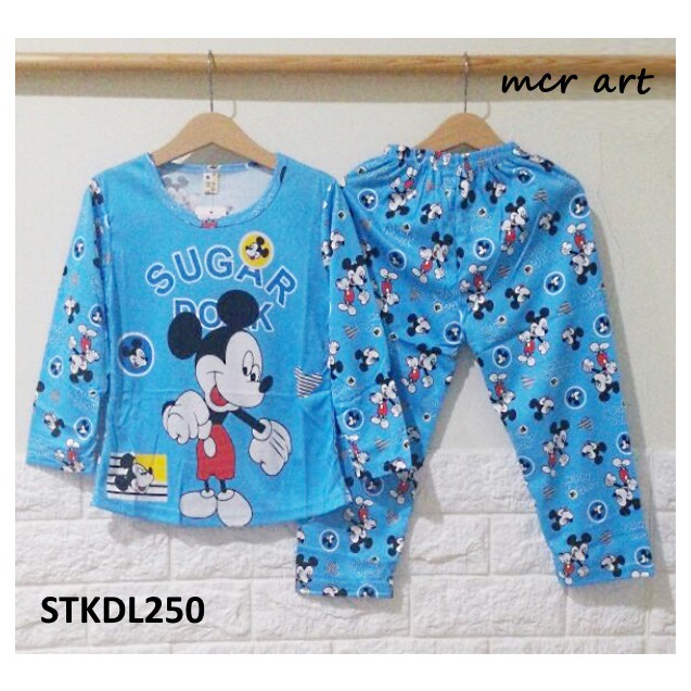 Piyama Anak Laki Mickey Sugar Dook Blue