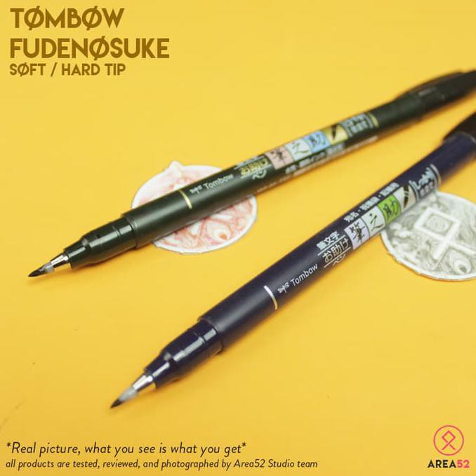 

HOT SALE Tombow Fudenosuke Soft Tip / Hard Tip Terjamin