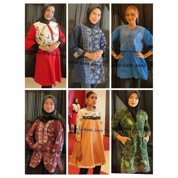 Baju Batik Tulis Wanita kombinasi Premium Limited edition