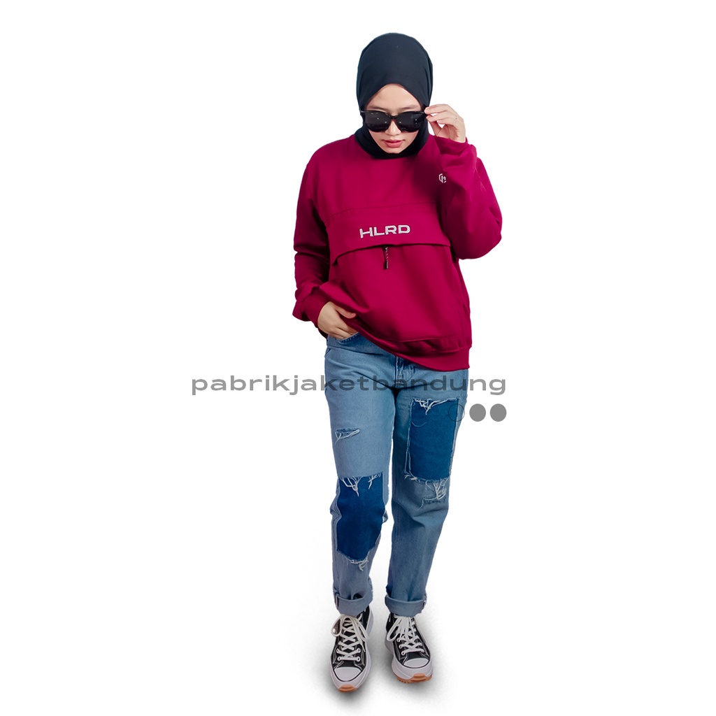 HOLYRIDER Sweatshirt Kagoule Maroon