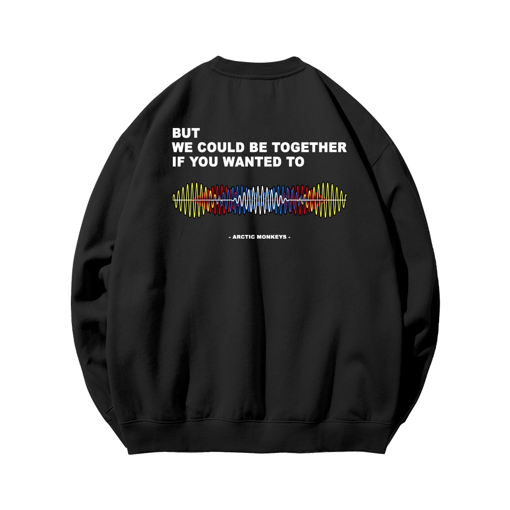 SWEATER CREWNECK BAND ARCTIC MONKEYS | OUTERWEAR JAKET DISTRO MUSIK ROCK PRIA WANITA TEBAL