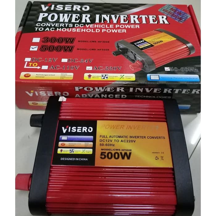 Power Inverter Visero Red 500W (CMS-HF500E)